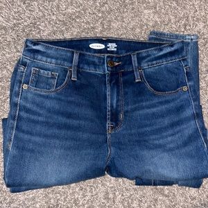 High rise super skinny jeans